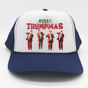 Funny Trump Dance Santa Claus Merry Trumpmas Christmas Trucker Hat