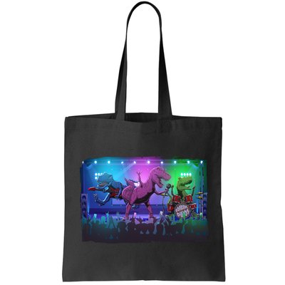 Funny Trex Dinosaurs Rock Band Concert Bag