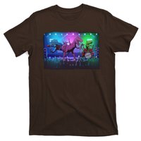 Funny Trex Dinosaurs Rock Band Concert T-Shirt