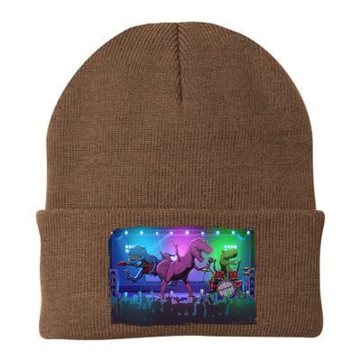 Funny Trex Dinosaurs Rock Band Concert Beanie