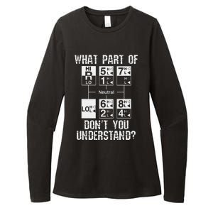 Funny Truck Driver Gift 18 Speed What Don't You Understand Womens CVC Long Sleeve Shirt