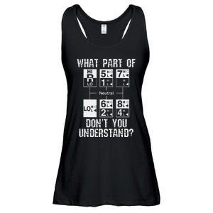 Funny Truck Driver Gift 18 Speed What Don't You Understand Ladies Essential Flowy Tank