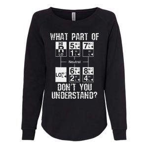 Funny Truck Driver Gift 18 Speed What Don't You Understand Womens California Wash Sweatshirt