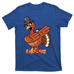 Funny Thanksgiving Dabbing Turkey Food Joke Fall Gift T-Shirt