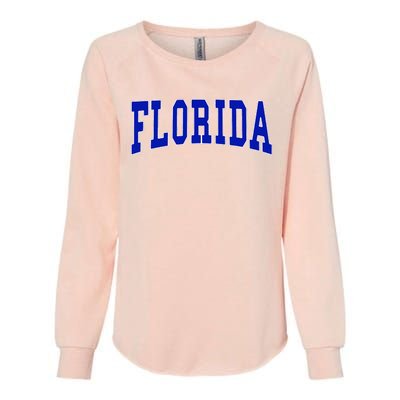 Florida Throwback Design Classic Womens California Wash Sweatshirt