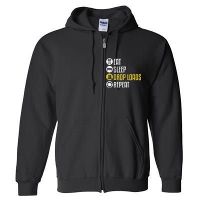 Funny Truck Driver Shirt Joke Saying Trucker Gift Full Zip Hoodie