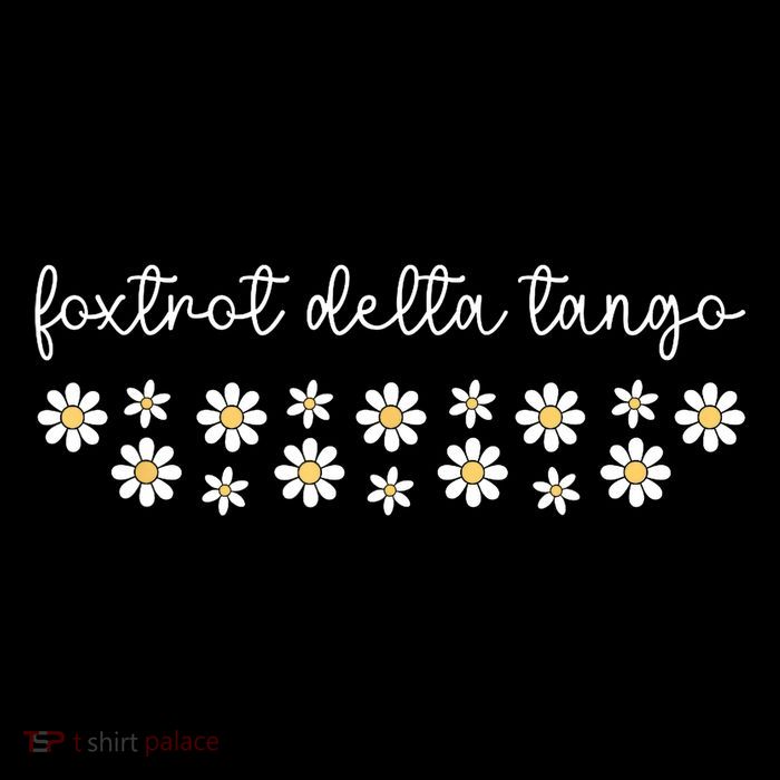 Foxtrot Tango Delta Groovy Retro Funny  Poster