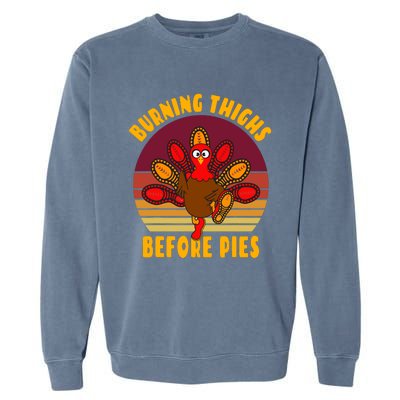 Funny Thanksgiving Day 5k 10k Trot Run Runner Costume Garment-Dyed Sweatshirt