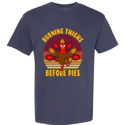 Funny Thanksgiving Day 5k 10k Trot Run Runner Costume Garment-Dyed Heavyweight T-Shirt