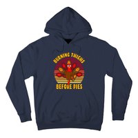 Funny Thanksgiving Day 5k 10k Trot Run Runner Costume Hoodie