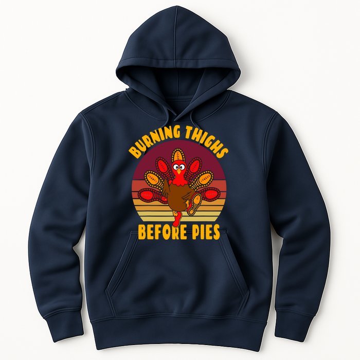 Funny Thanksgiving Day 5k 10k Trot Run Runner Costume Hoodie