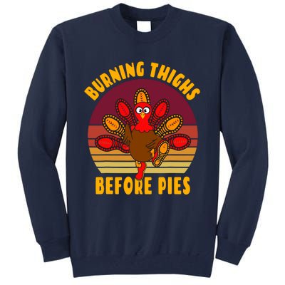 Funny Thanksgiving Day 5k 10k Trot Run Runner Costume Tall Sweatshirt