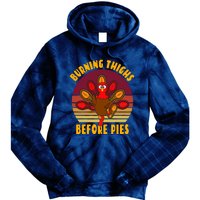 Funny Thanksgiving Day 5k 10k Trot Run Runner Costume Tie Dye Hoodie