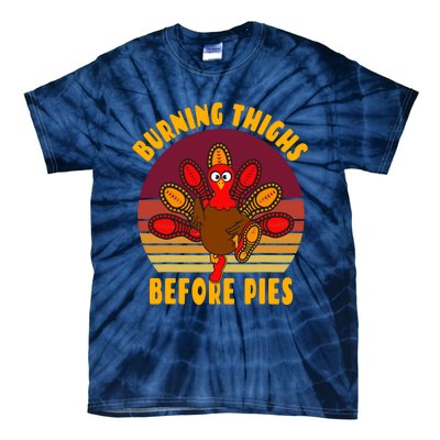 Funny Thanksgiving Day 5k 10k Trot Run Runner Costume Tie-Dye T-Shirt