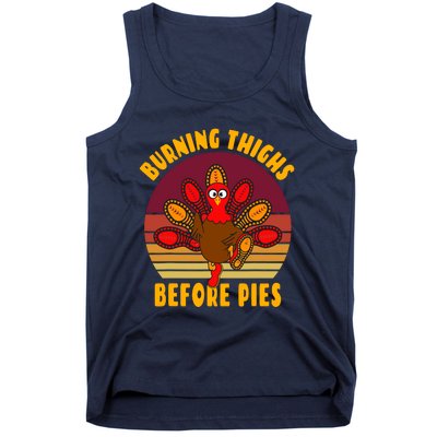 Funny Thanksgiving Day 5k 10k Trot Run Runner Costume Tank Top