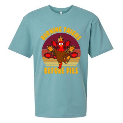 Funny Thanksgiving Day 5k 10k Trot Run Runner Costume Sueded Cloud Jersey T-Shirt