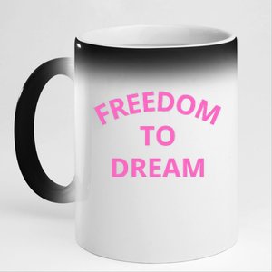 Freedom To Dream 11oz Black Color Changing Mug