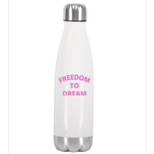 Freedom To Dream Stainless Steel Insulated Water Bottle