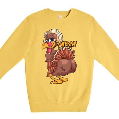 Funny Twerky Dance Cute Love Twerk Dancing Thanksgiving Gift Sweatshir Premium Crewneck Sweatshirt