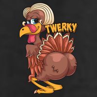 Funny Twerky Dance Cute Love Twerk Dancing Thanksgiving Gift Sweatshir 7 Panel Mesh Trucker Snapback Hat
