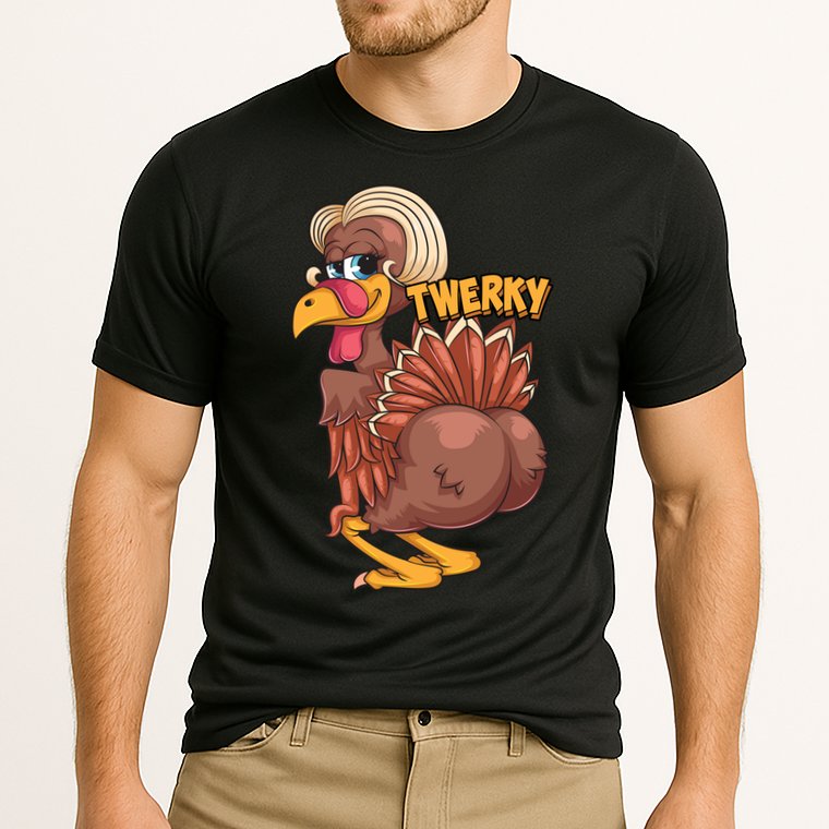 Funny Twerky Dance Cute Love Twerk Dancing Thanksgiving Gift Sweatshir Cooling Performance Crew T-Shirt