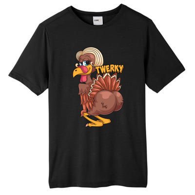 Funny Twerky Dance Cute Love Twerk Dancing Thanksgiving Gift Sweatshir Tall Fusion ChromaSoft Performance T-Shirt