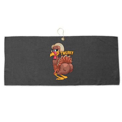 Funny Twerky Dance Cute Love Twerk Dancing Thanksgiving Gift Sweatshir Large Microfiber Waffle Golf Towel