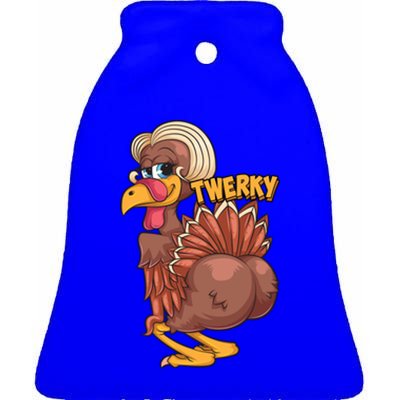 Funny Twerky Dance Cute Love Twerk Dancing Thanksgiving Gift Sweatshir Ceramic Bell Ornament