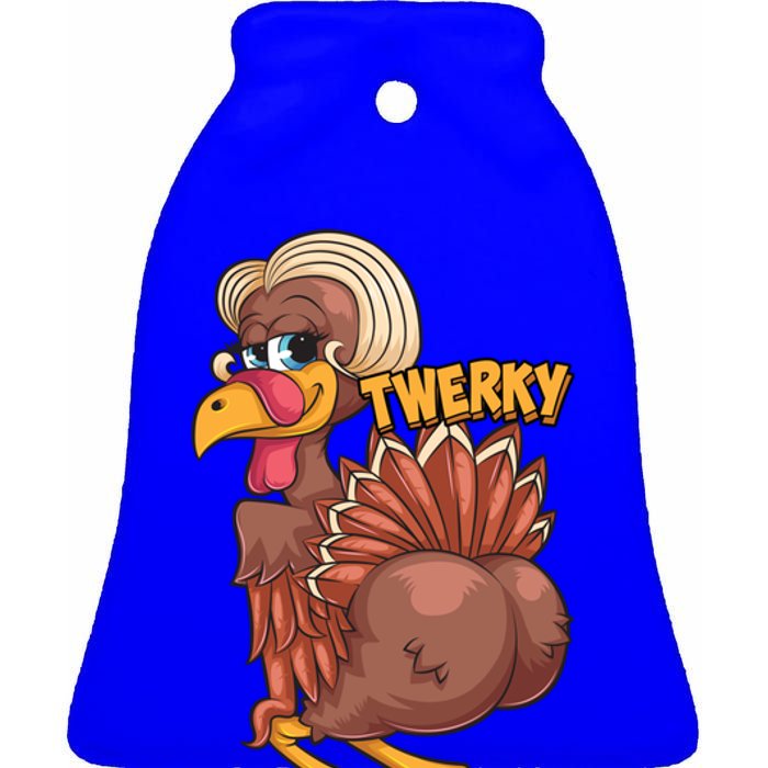 Funny Twerky Dance Cute Love Twerk Dancing Thanksgiving Gift Sweatshir Ceramic Bell Ornament