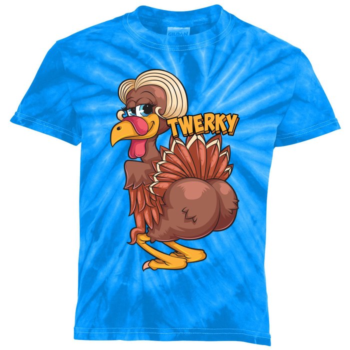 Funny Twerky Dance Cute Love Twerk Dancing Thanksgiving Gift Sweatshir Kids Tie-Dye T-Shirt