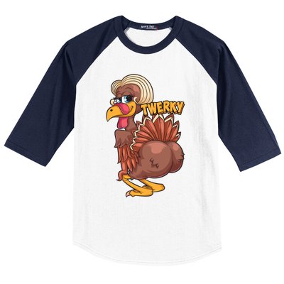 Funny Twerky Dance Cute Love Twerk Dancing Thanksgiving Gift Sweatshir Baseball Sleeve Shirt