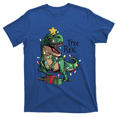 Funny Trex Dinosaur Christmas Tree Rex Gift T-Shirt