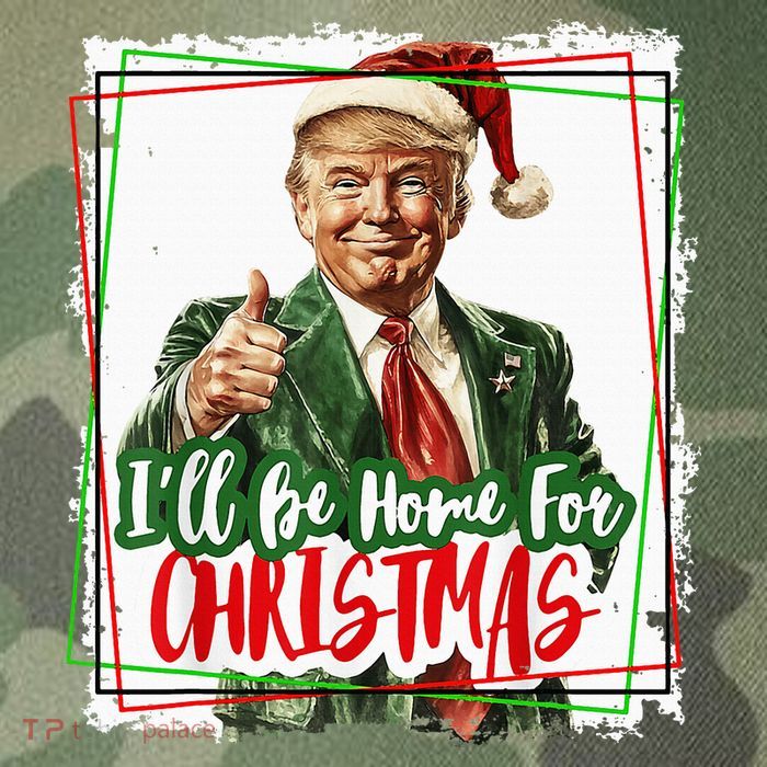 Funny Trump Daddys Home Christmas Again 2024 2028 Legacy Tie Dye Trucker Hat