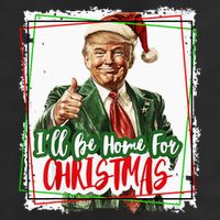 Funny Trump Daddys Home Christmas Again 2024 2028 Cool Comfort Performance Bucket Hat