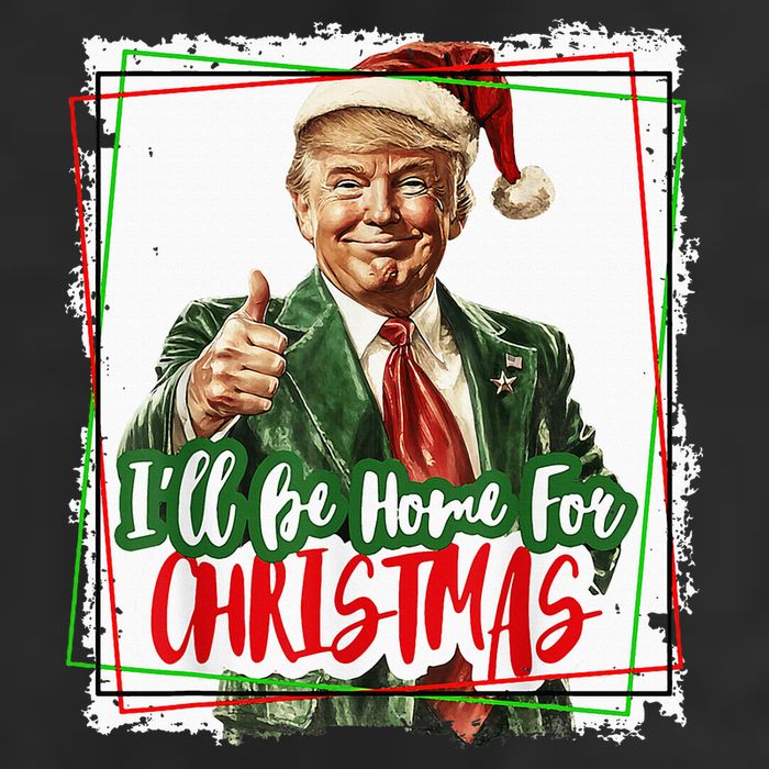 Funny Trump Daddys Home Christmas Again 2024 2028 Cool Comfort Performance Bucket Hat