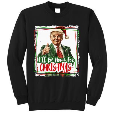 Funny Trump Daddys Home Christmas Again 2024 2028 Sweatshirt