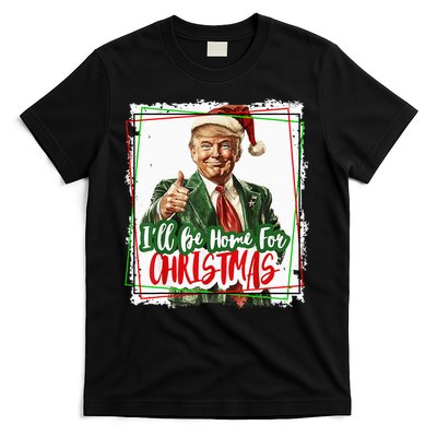 Funny Trump Daddys Home Christmas Again 2024 2028 T-Shirt