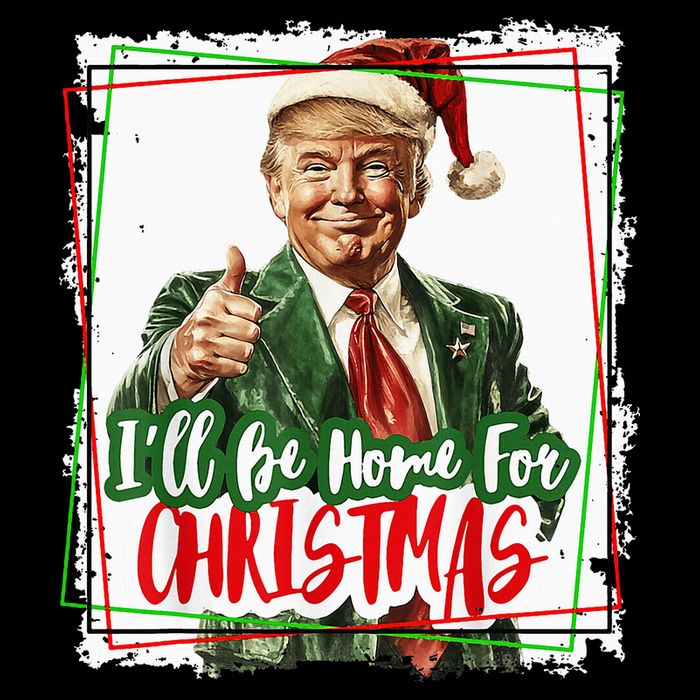 Funny Trump Daddys Home Christmas Again 2024 2028 Sustainable Bucket Hat