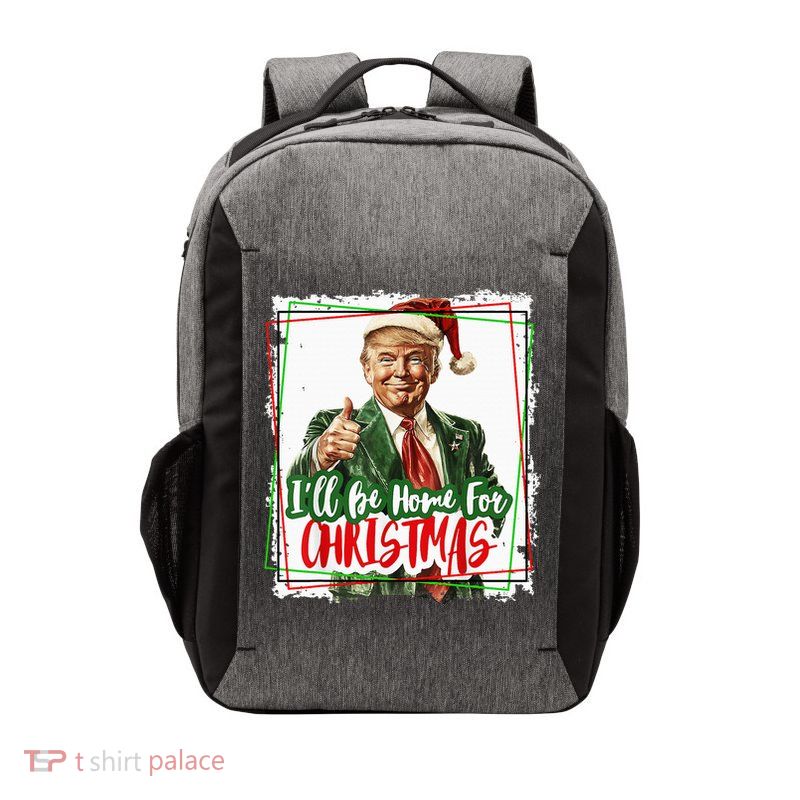 Funny Trump Daddys Home Christmas Again 2024 2028 Vector Backpack