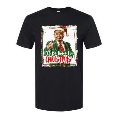 Funny Trump Daddys Home Christmas Again 2024 2028 Softstyle CVC T-Shirt