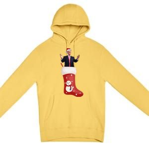 Funny Trump Due To Inflation Ugly Christmas Sweaters Xmas Premium Pullover Hoodie