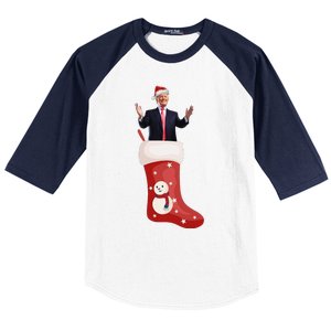 Funny Trump Due To Inflation Ugly Christmas Sweaters Xmas Baseball Sleeve Shirt