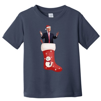 Funny Trump Due To Inflation Ugly Christmas Sweaters Xmas Toddler T-Shirt