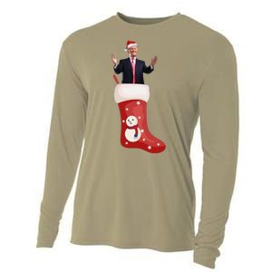 Funny Trump Due To Inflation Ugly Christmas Sweaters Xmas Cooling Performance Long Sleeve Crew