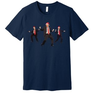 Funny Trump Dance Santa Claus Christmas Xmas Pajamas Holiday Premium T-Shirt