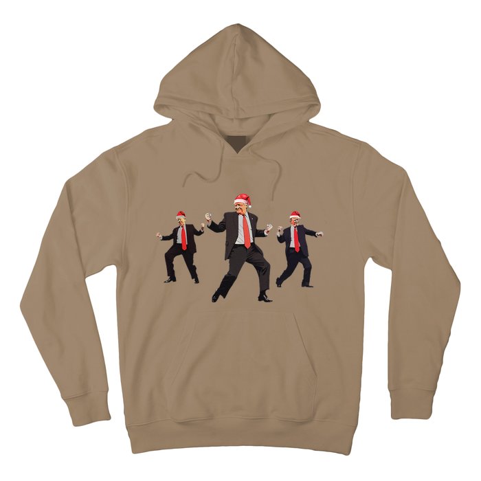 Funny Trump Dance Santa Claus Christmas Xmas Pajamas Holiday Hoodie