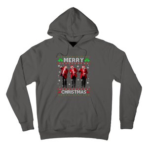 Funny Trump Dance Merry Christmas Ugly Xmas Sweater Pajamas Hoodie