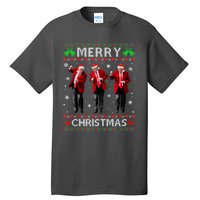 Funny Trump Dance Merry Christmas Ugly Xmas Sweater Pajamas Tall T-Shirt