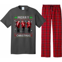 Funny Trump Dance Merry Christmas Ugly Xmas Sweater Pajamas Pajama Set