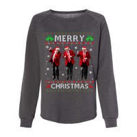 Funny Trump Dance Merry Christmas Ugly Xmas Sweater Pajamas Womens California Wash Sweatshirt